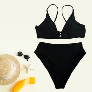 Bikini High Waisted Black